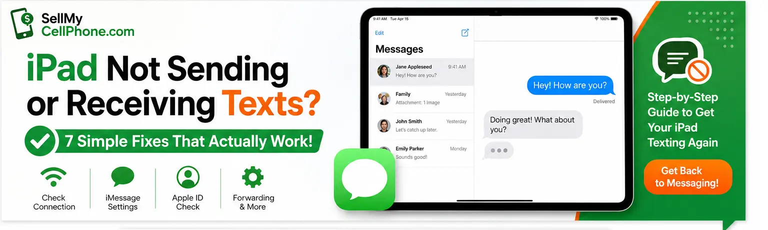 iPad Not Sending or Receiving Texts? 7 Fixes That Actually Work